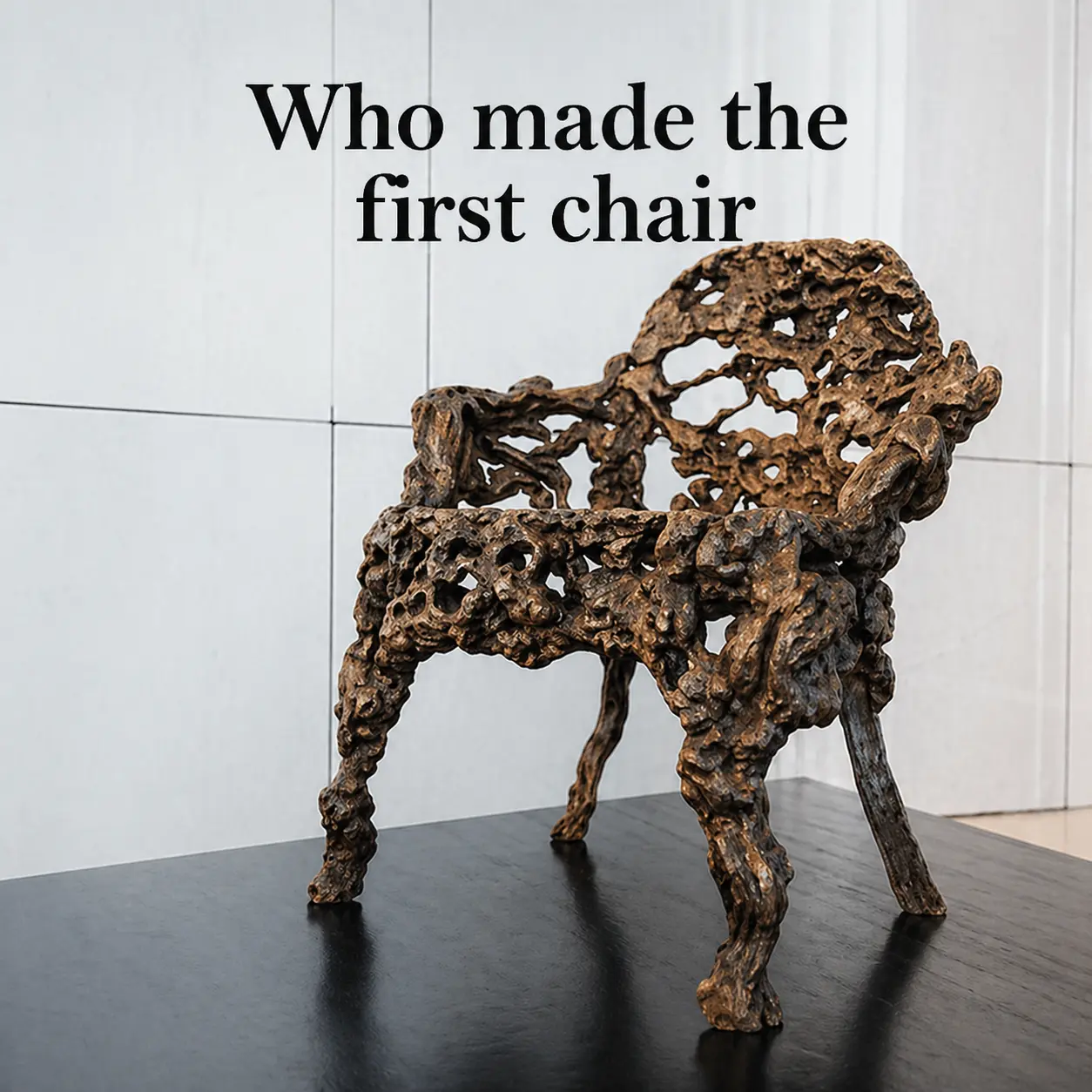 Who made the first chair