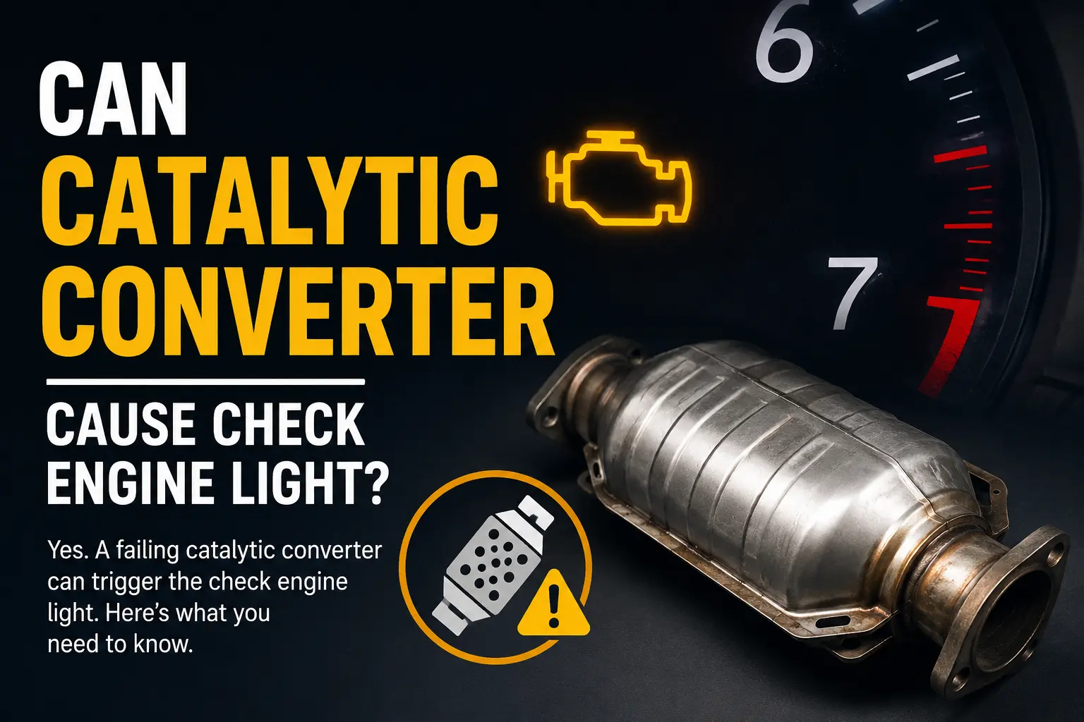 Can Catalytic Converter Cause Check Engine Light